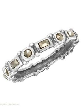 Silpada Sterling Silver Marcasite Josephine Ring R3000
